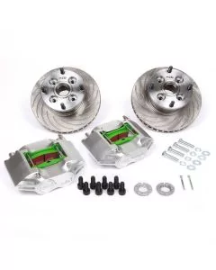 MCPBRK.7.9V-S 7.9" Mini Cooper Vented Brake Kit with Silver Alloy Calipers