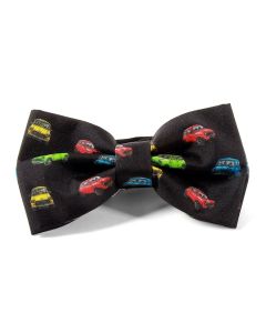 Black Silk Bow Tie Pre-tied With Classic Mini design