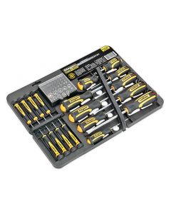 S01110 - Sealey 60pc Screwdriver Bit Set