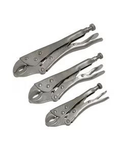 Sealey 3pc Locking Pliers Set