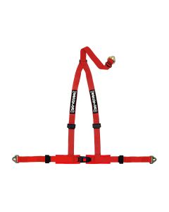 NLA Securon 3 Point Harness - Snap Hooks - Red 