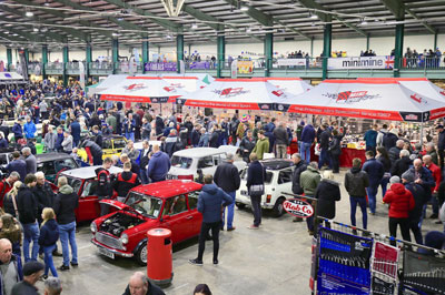Mini Sport displaying at Mini Fair - bringing Paddy Hopkirk & Cooper range